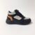 Crust Negro - Flooter Plata - Napa Naranja 4087